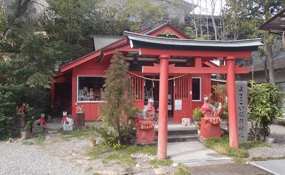 高知県高知市帯屋町・よさこい稲荷神社